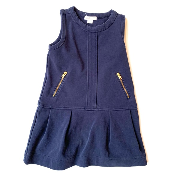 Crewcuts Other - Crewcuts Toddler Girl Crewneck Zip Pocket Dress
